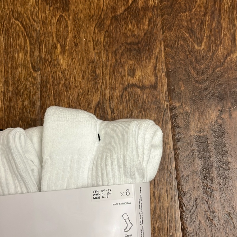 Nike Everyday Crew Cotton Cushioned Socks 6 Pack Size M - Picture 3 of 17